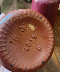 2 Vintage J.M. Da Fonseca Bottles – Brown & Purple Glass, Azeitão Portugal