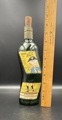 Mid-century green Grand Vin de France French table wine nutty bottle “Crackpot”￼