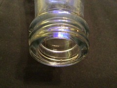 VTG VIRGINIA DARE 1/2 GAL GARRETT & CO WINE LARGE ORNATE GLASS BOTTLE NEW YORK
