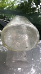Vintage 4/5 quart petri wine bottle