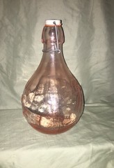 Vintage Casadis Milano JUS DE FRUITS Pink Wine Decanter 2 LITERS Antique
