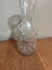Paul Masson Norman Kosarin Wine Decanter Carafe Etched Glass