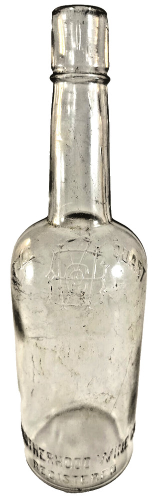 Vintage Brotherhood Wine Co Wine Bottle, Quart Size, 1910-1915, Used (DD1)
