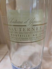 2010 Chateau d&rsquo;Yquem (half/demi), Sauternes, Empty Bottle (Boutille Vide)