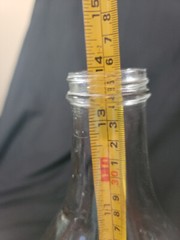 Antique Garrett & Co. American Wine Glass Bottle w/ Eagle Shield Logo 1 Gallon