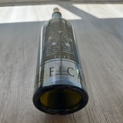 Hundred Acre 2012 Cabernet Empty Bottle wCork Frosted signature by J.Woodbridge
