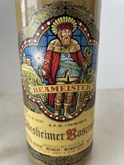 2 German Stone Wine Cocks From Beameister 1975 Gold And 1977 Green