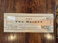 Harlan Estate 2020 The Maiden Wood Wine Box holds 3 Bottles