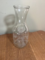 Paul Masson Norman Kosarin Wine Decanter Carafe Etched Glass