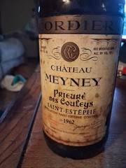 This Is A 1962 Bottle Of Wine. I Will Not Take Less Than $221.00 For It.