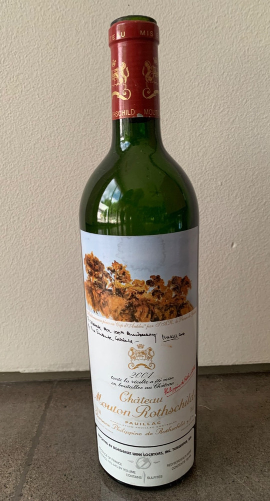 Chateau Mouton Rothschild 2004 Empty Bottle