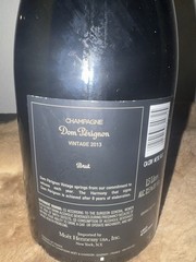 Dom Perignon Luminous Champagne Bottle EMPTY 1.5L Vintage 2013