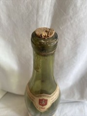 Vintage Faiveley Burgundy Cote-D’Or France Empty Bottle 1966 w/Cork, Empty (WC2)