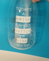 New American Vintage Over-sized Wine Glass Bottle