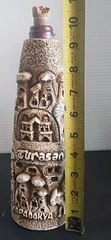 Vintage Cappadocia/Kapadokya Empty Wine Gypsum Bottle Turasan (Cork Damaged)