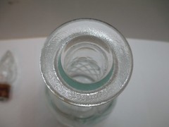 VTG London Winery Clear Pressed Glass Wine Decanter Carafe Ontario, Canada 1967