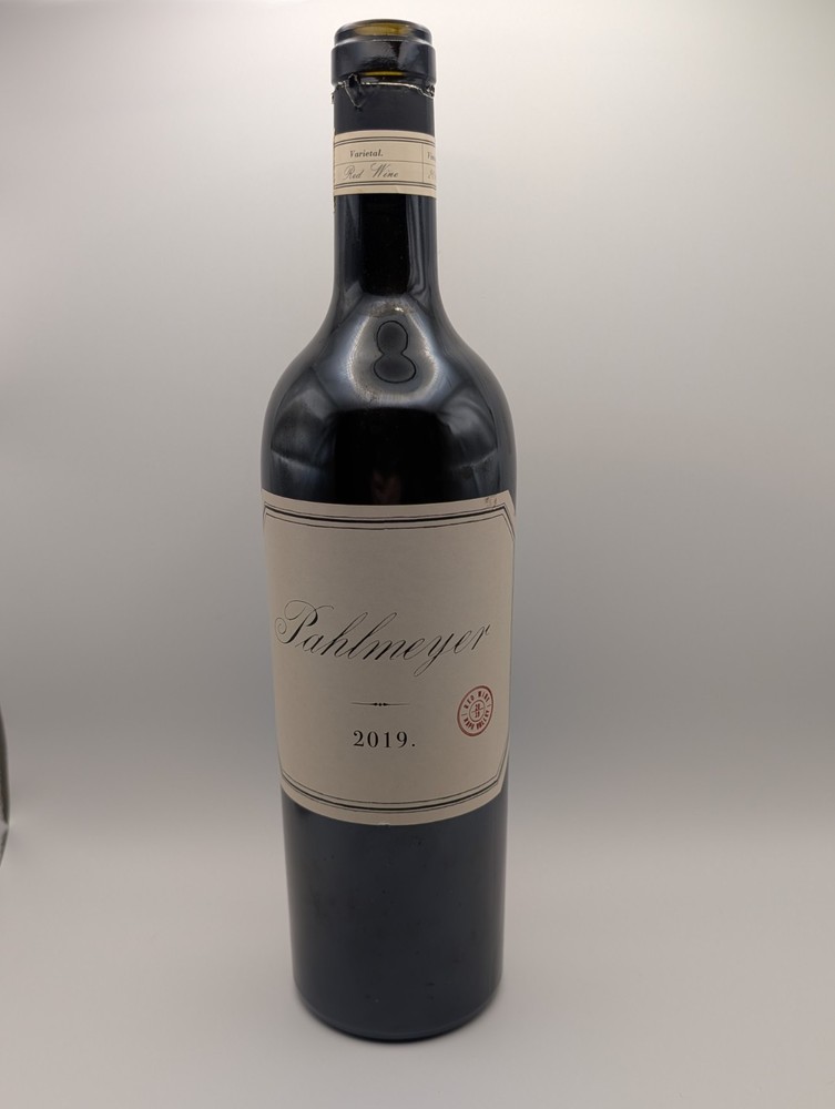 Pahlmeyer Napa Valley Red Wine 2019 Used Empty Bottle 750ml
