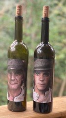 Empty Bottle 0.7 Liter Set of 2 Matsu El Picaro & El Recio Cork Spain