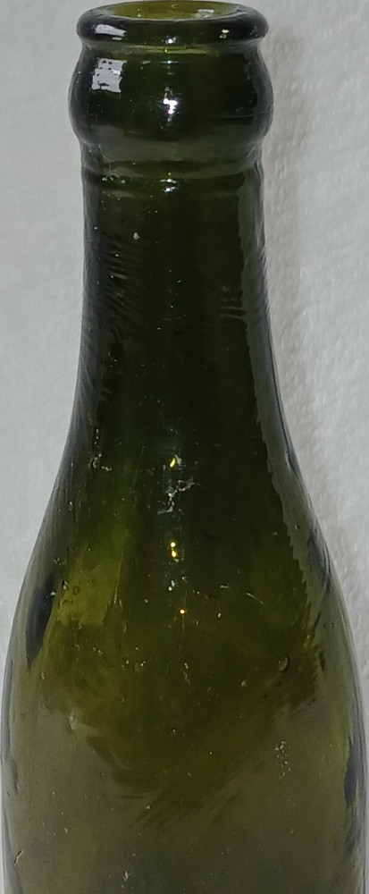 Antique E & J Burke Bottle Dark Green