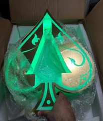 Ace OF SPADES CHAMPAGNE LED DISPLAY (MAGNUM) SHOW VIP!!