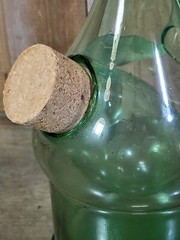 Vintage Chianti Bottle Spout & Ice Pocket Dante Tuscana Italy