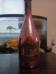 ACE OF SPADES BRUT ROSE PINK ARMAND DE BRIGNAC 750ML EMPTY CHAMPAGNE BOTTLE