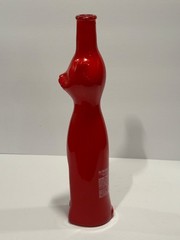 Rheinhessen Riesling Red Happy Cat Empty Wine Bottle German 2021 No Cork Empty