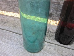 Antique Long Neck Wine Bottle Lot, Tall Hock- Gorgeous Set with a Story