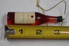 Bolla Red Wine 3&Prime; Acrylic Advertising Wine Bottle Christmas Tree Ornament