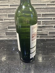 Chateau Cos D’Estournel Saint Estephe 1989 Empty Wine Bottle With Cork