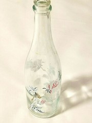 La Rose F. Remy Vin Mousseux Rose Brut: Collector&rsquo;s Painted Bottle – Empty #2