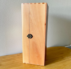 Empty 1989 Veuve Clicquot La Grande Dame Rose Bottle Wood Box Cork Wire Cage Set