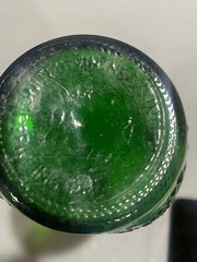 VINTAGE EMERALD GREEN UNITED VINTER&rsquo;S Bottle ESTA ASTI 1881