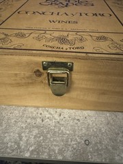 Vintage The Noble Grapes Of Concha y Toro Wines Wooden Box Empty Display Piece