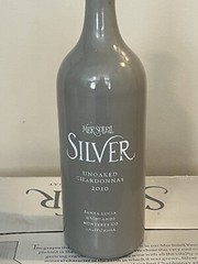 Mer Soliel Silver Chardonnay Ceramic Bottle Empty Home Decor Bottle 750ML