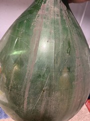 VILLANI DEMIJOHN WINE BOTTLE HUGE 26&Prime; TALL