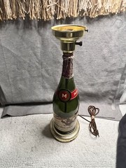 Vintage Wine Bottle Lamp – Unique and Upcycled Decor