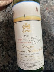1983 Mouton Rothschild Wine Bottle (empty)