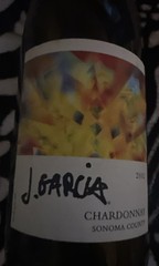 Jerry Garcia Empty Wine Bottle No Cork Artwork 2002 Clos Du Bois Chardonnay