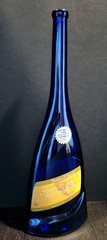 Gaetano D’Aquino 19″ Cobalt Blue Chardonnay / Pinot Grigio Wine Bottle Decanter