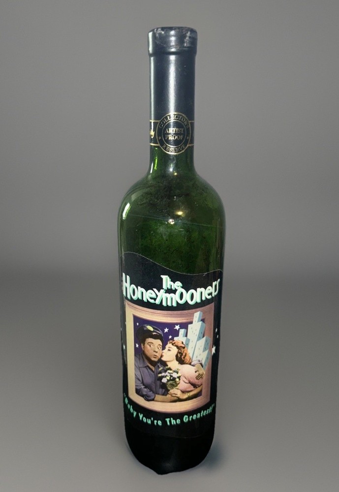 The Honeymooners » Red Wine, a collector&rsquo;s edition released by Celebrity. Empty