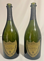 🍋 2 Vintage Moet et Chandon a Erernay Champagne Cuvee Dom Perignon Vintage 1990