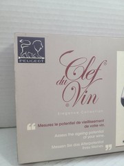 Peugeot Clef du Vin Elegance Collection Wine Ageing Potential Set New Wooden Box