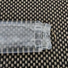 Flat Clear Glass Wine Belvedere Bottle | Pressed / Melted | Wall Art