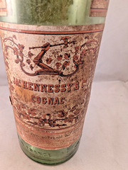 Rare Ja Hennessy Cognac Paper Labels 3 Star Early 1900&rsquo;s Liquor Bottle New York