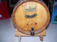 Vintage Fratelli Beccaro Acqui Wood Barrell