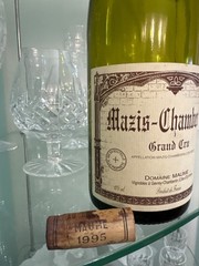 1995 Domaine Maume Mazis-Chambertin Grand Cru France Wine Empty Bottle With Cork