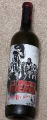 The Walking Dead Blood Red Blend Wine Bottle Empty 750ml Exclusive 2015 AMC