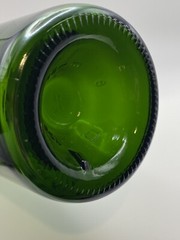 Emerald Green J Vinery Cuvee 12” Empty Wine Bottle, 750 ml, Inverted Base, EUC