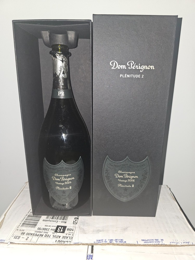 Empty Bottle Dom Perignon P2 With Box Champagne Premium 750 Ml